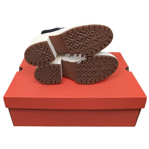 Converse Chuck 70 De Luxe Heel Platform Black Egret Sneaker Boot Womens 9 NEW - Picture 8 of 9